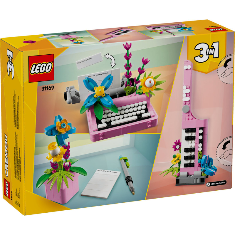 Masina de scris cu flori 31169 LEGO CREATOR 