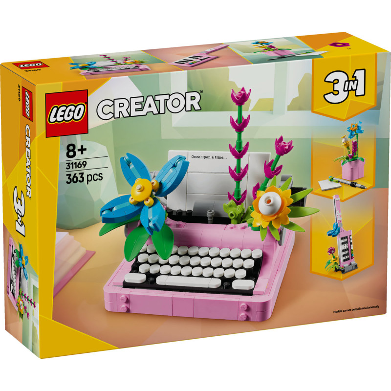 Masina de scris cu flori 31169 LEGO CREATOR 