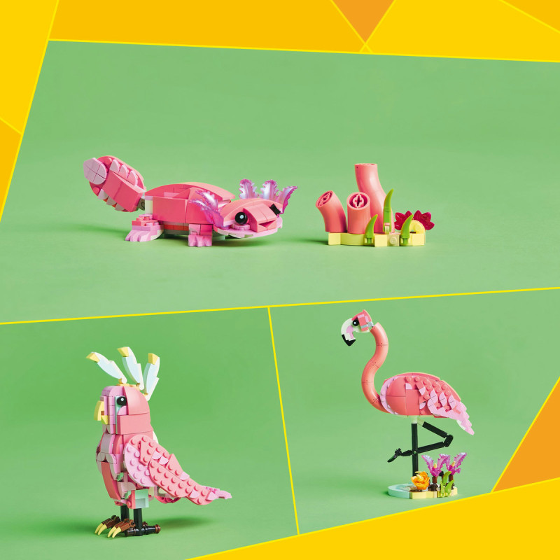 Animale salbatice: Flamingo roz 31170 LEGO CREATOR 