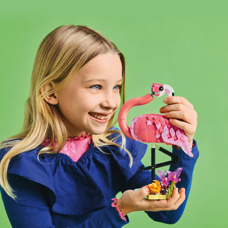 Animale salbatice: Flamingo roz 31170 LEGO CREATOR 