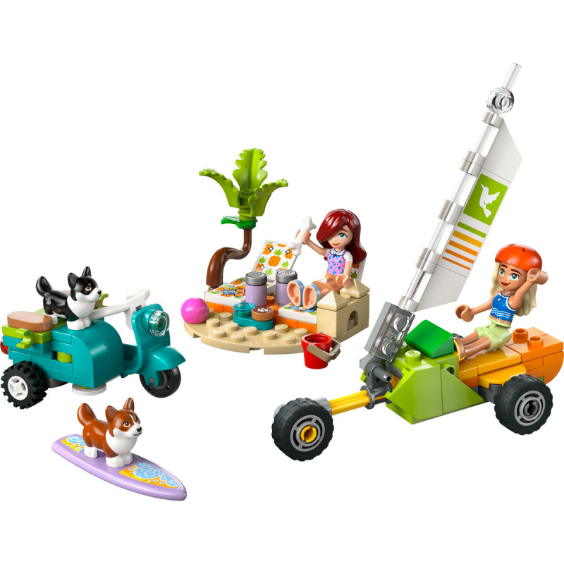 Aventuri cu catei la surfing si pe scuter 42641 LEGO Friends