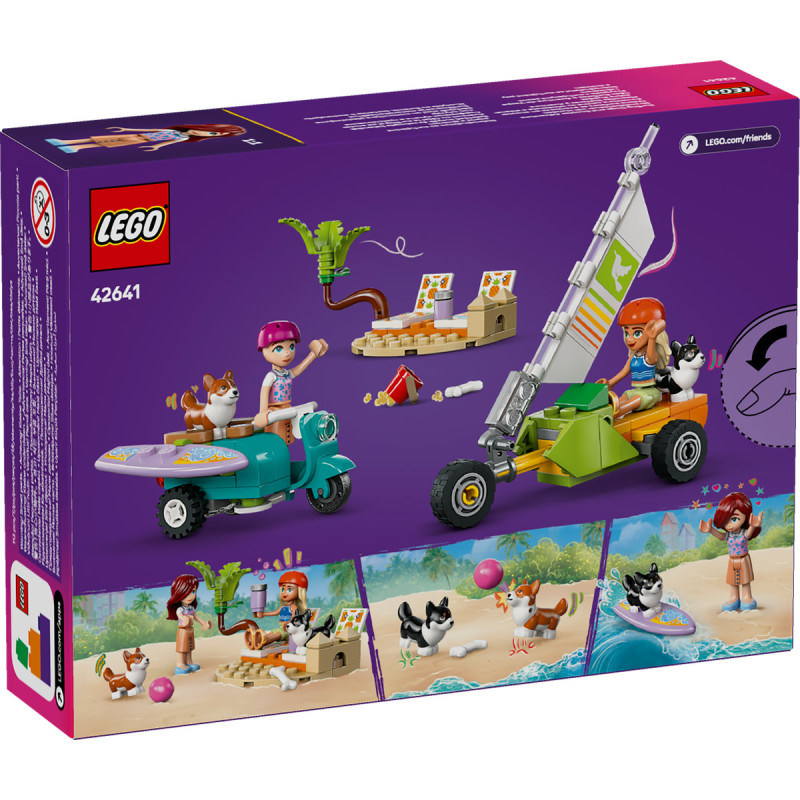 Aventuri cu catei la surfing si pe scuter 42641 LEGO Friends