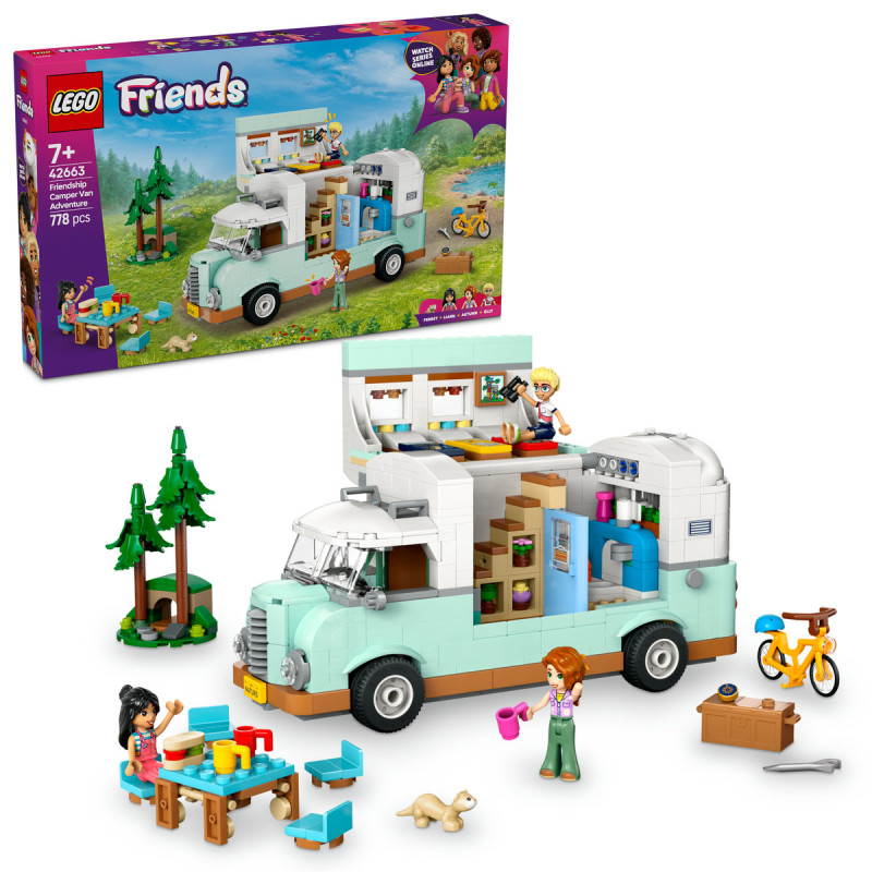 Aventura în rulota cu prietenii 42663 LEGO Friends