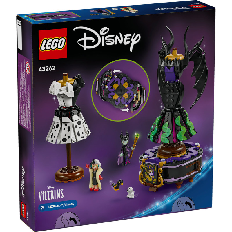 Rochiile lui Maleficent si Cruella De Vil 43262 LEGO Disney