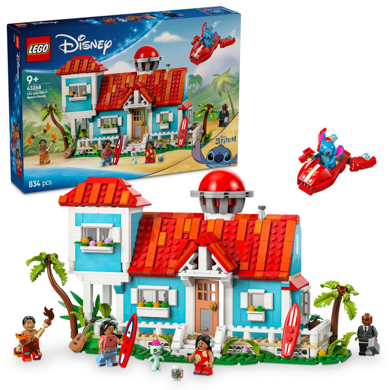 Casa de pe plaja a lui Lilo si Stitch 43268 LEGO Disney