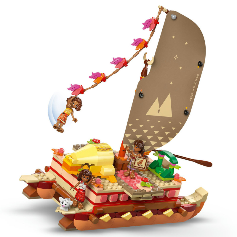 Canoea de aventura a Moanei 43270 LEGO Disney