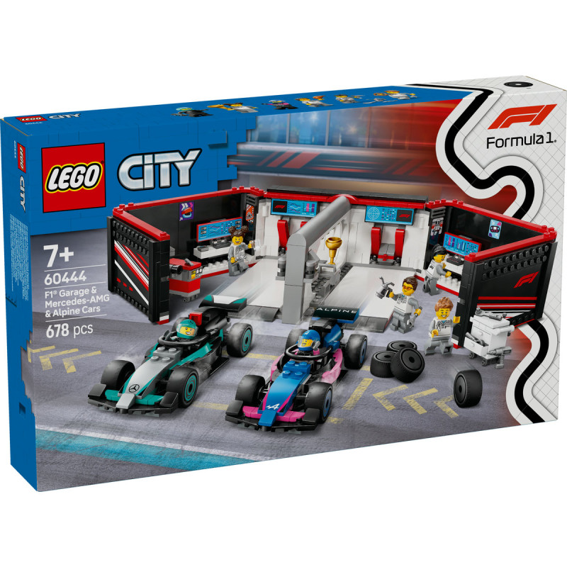 Garaj F1 si masini Mercedes-AMG si Alpine 60444