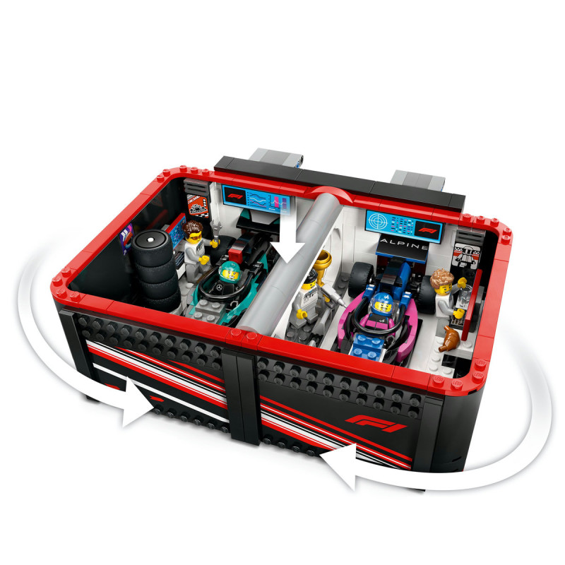 Garaj F1 si masini Mercedes-AMG si Alpine 60444