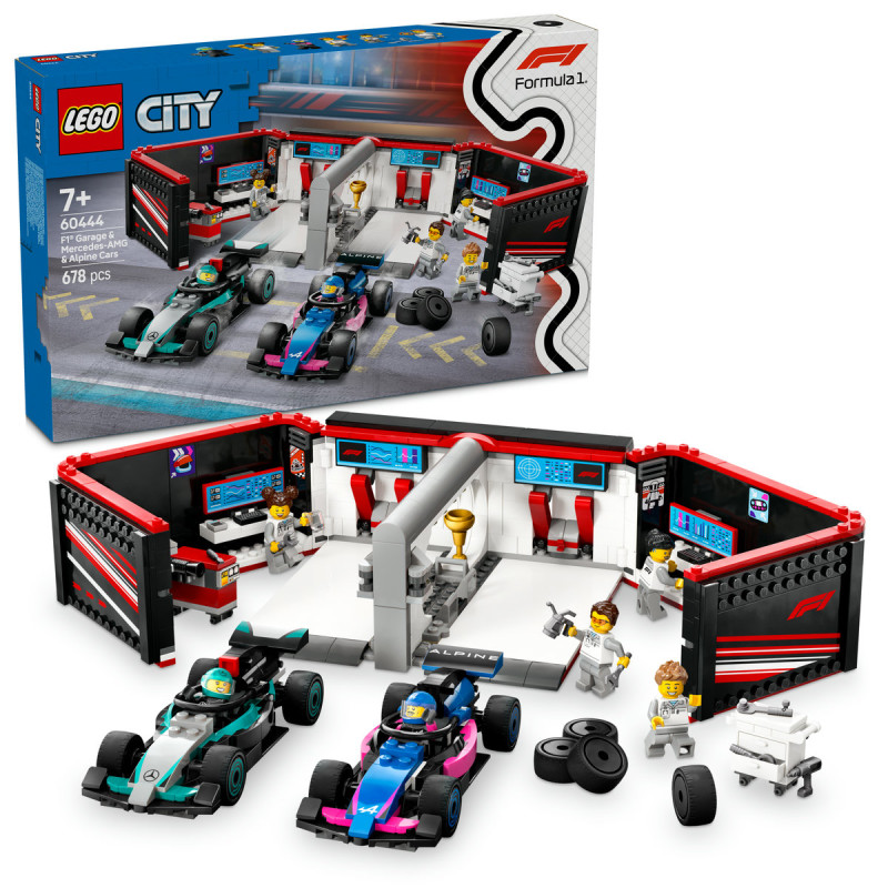 Garaj F1 si masini Mercedes-AMG si Alpine 60444