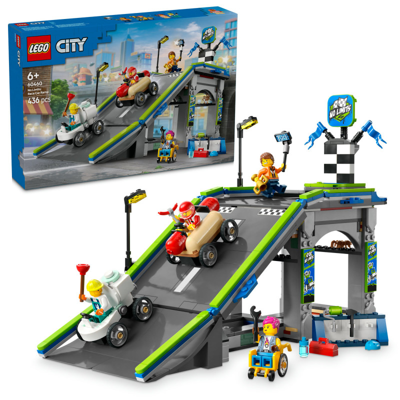 Fara limite: Rampa pentru curse de masini 60460 LEGO City
