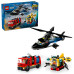 Elicopter, camion de pompieri si submarin remixate 60462 LEGO City Elicopter, camion de pompieri si submarin remixate 60462 LEGO City