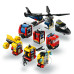 Elicopter, camion de pompieri si submarin remixate 60462 LEGO City Elicopter, camion de pompieri si submarin remixate 60462 LEGO City