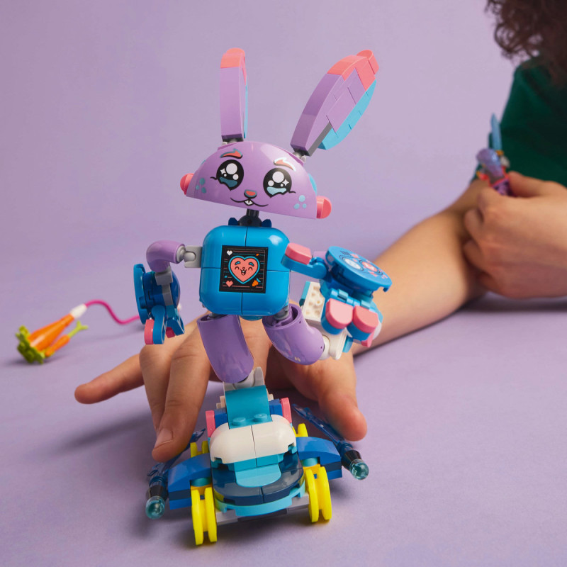 Izzie si iepurasul de gaming Bunchurro 71490 LEGO DREAMZzz
