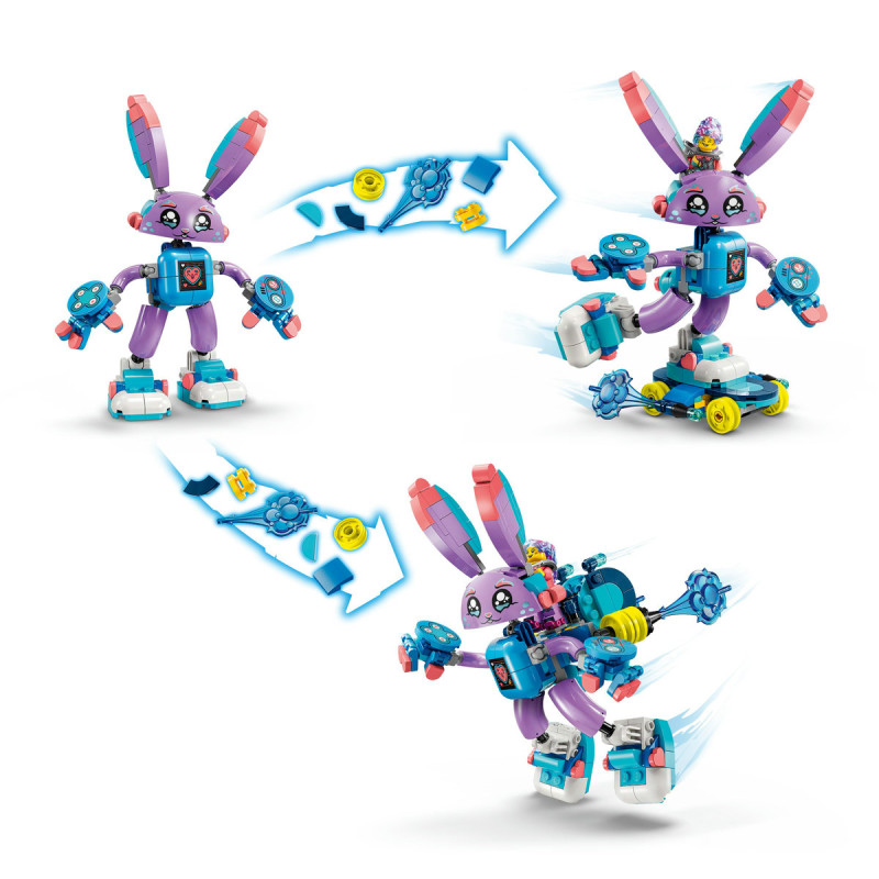 Izzie si iepurasul de gaming Bunchurro 71490 LEGO DREAMZzz