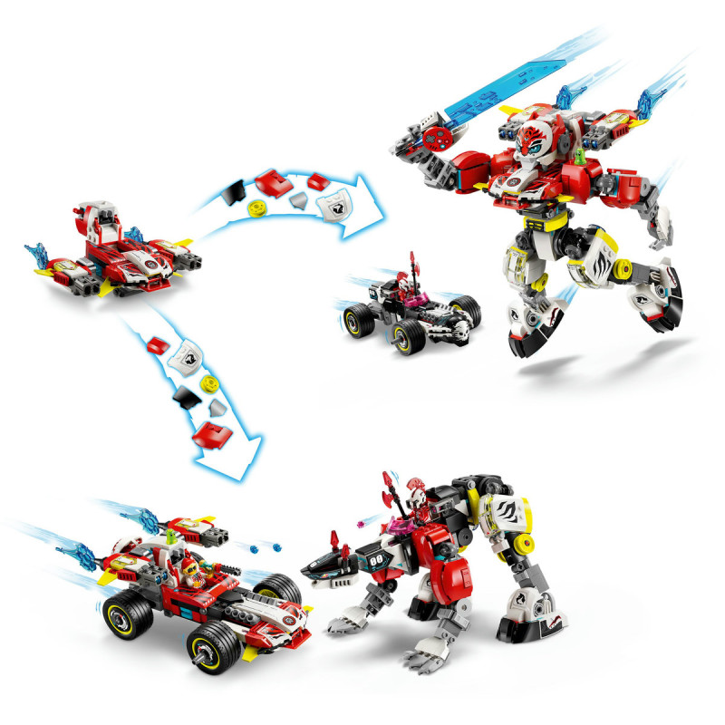 Robotul tigru al lui Cooper si masina hot rod a lui Zero 71497 LEGO DREAMZzz