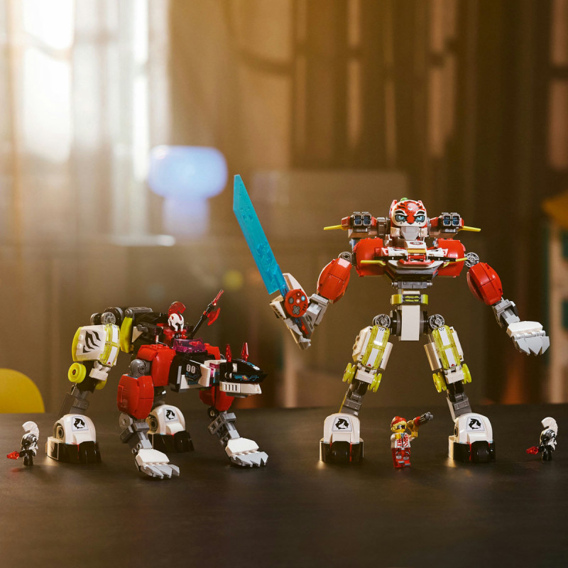 Robotul tigru al lui Cooper si masina hot rod a lui Zero 71497 LEGO DREAMZzz