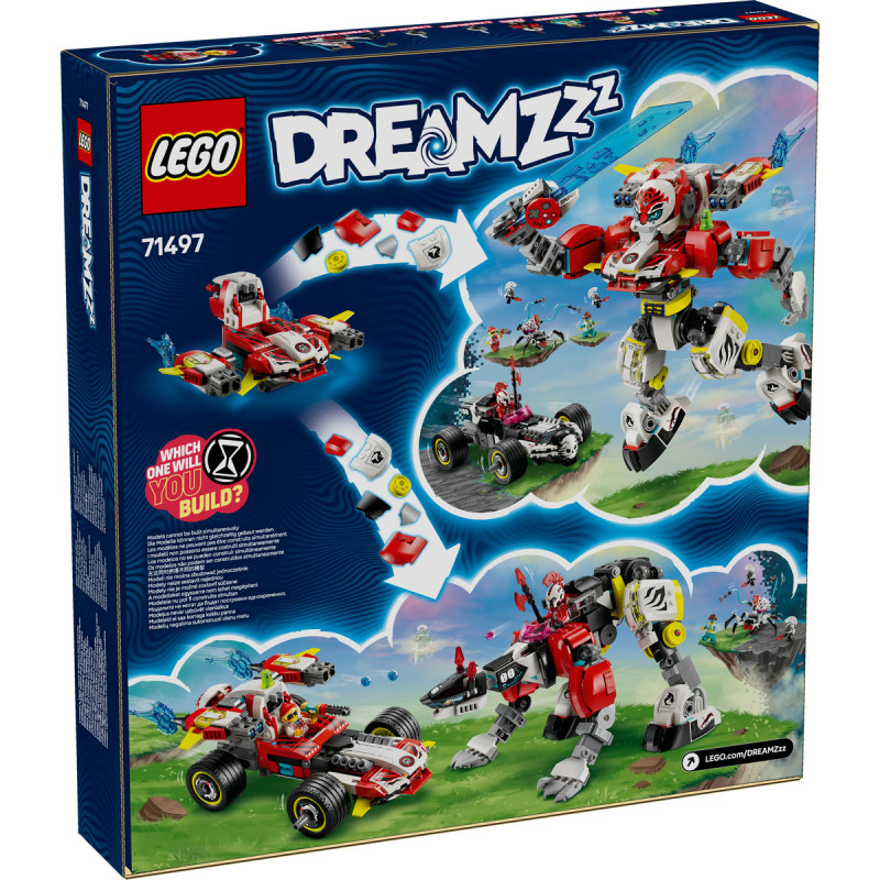 Robotul tigru al lui Cooper si masina hot rod a lui Zero 71497 LEGO DREAMZzz