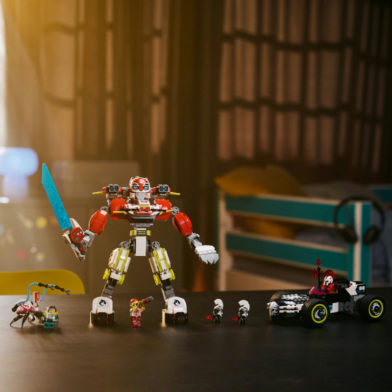 Robotul tigru al lui Cooper si masina hot rod a lui Zero 71497 LEGO DREAMZzz