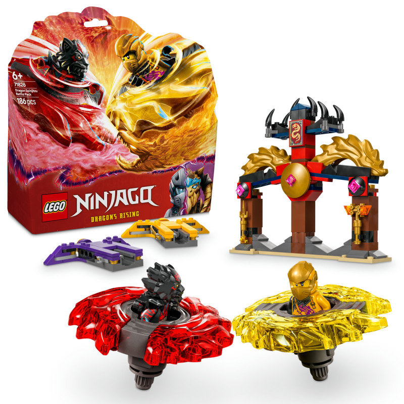 Pachet de lupta cu dragoni Spinjitzu 71826 LEGO Ninjago