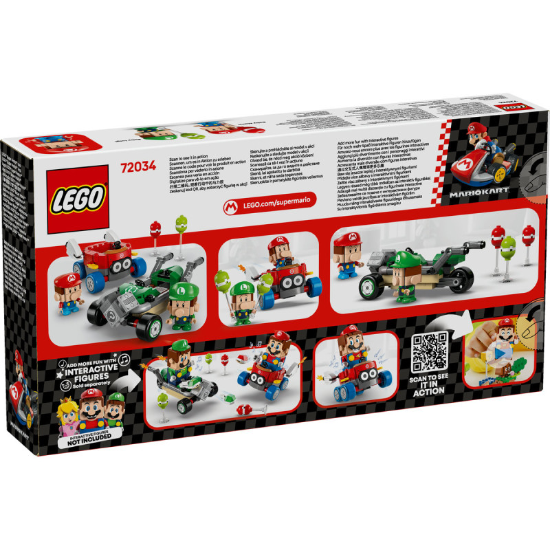 Mario Kart™ Baby Mario si Baby Luigi 72034 LEGO Super Mario