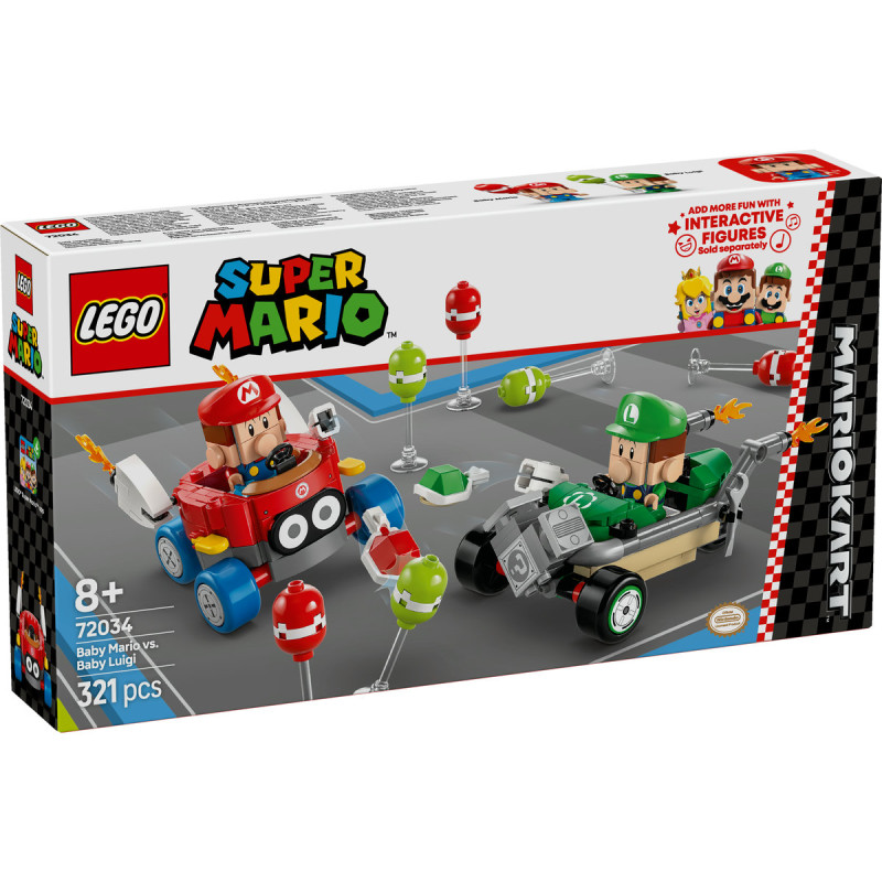 Mario Kart™ Baby Mario si Baby Luigi 72034 LEGO Super Mario