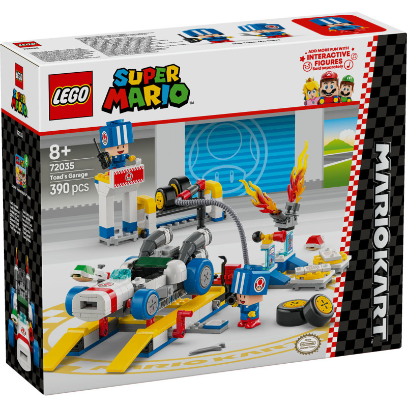 Mario Kart™ Garajul lui Toad 72035 Super Mario