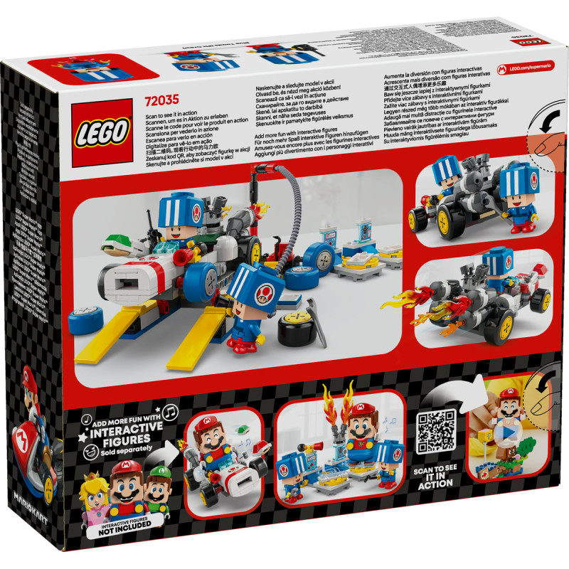 Mario Kart™ Garajul lui Toad 72035 Super Mario