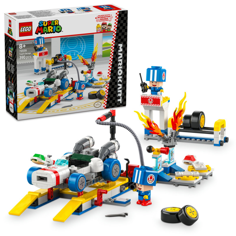 Mario Kart™ Garajul lui Toad 72035 Super Mario