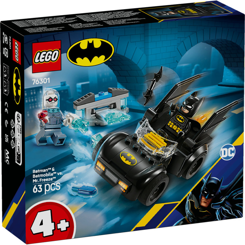 Batman™ si Batmobile™ vs. Mr. Freeze™ 76301 LEGO DC Super Heroes