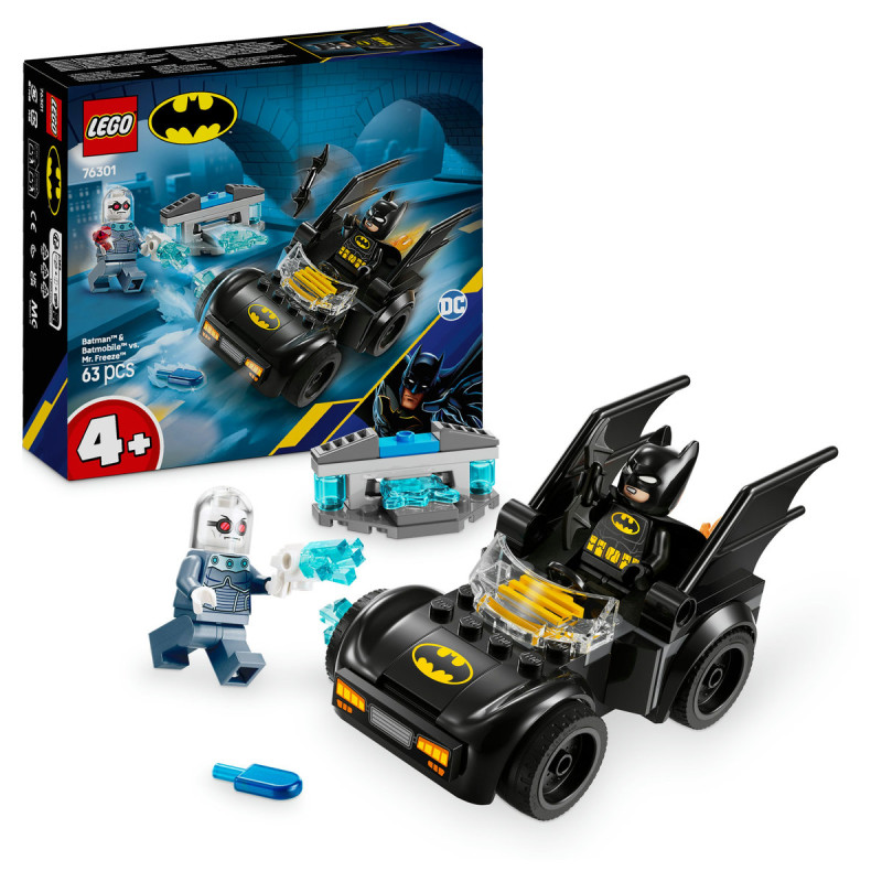 Batman™ si Batmobile™ vs. Mr. Freeze™ 76301 LEGO DC Super Heroes