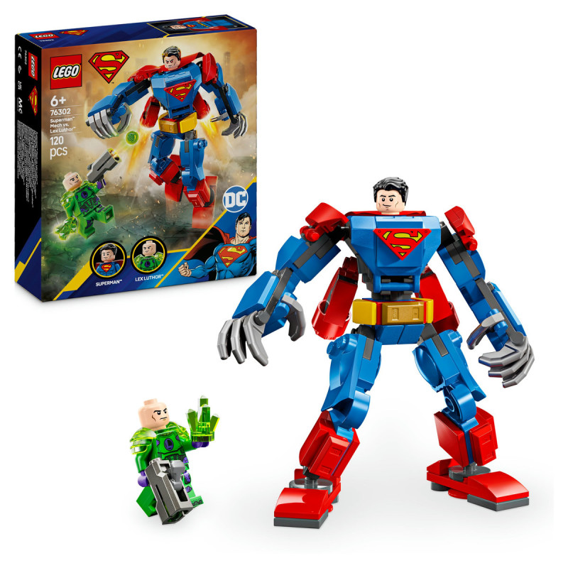 Robotul lui Superman™ vs Lex Luthor™ 76302 LEGO DC Super Heroes