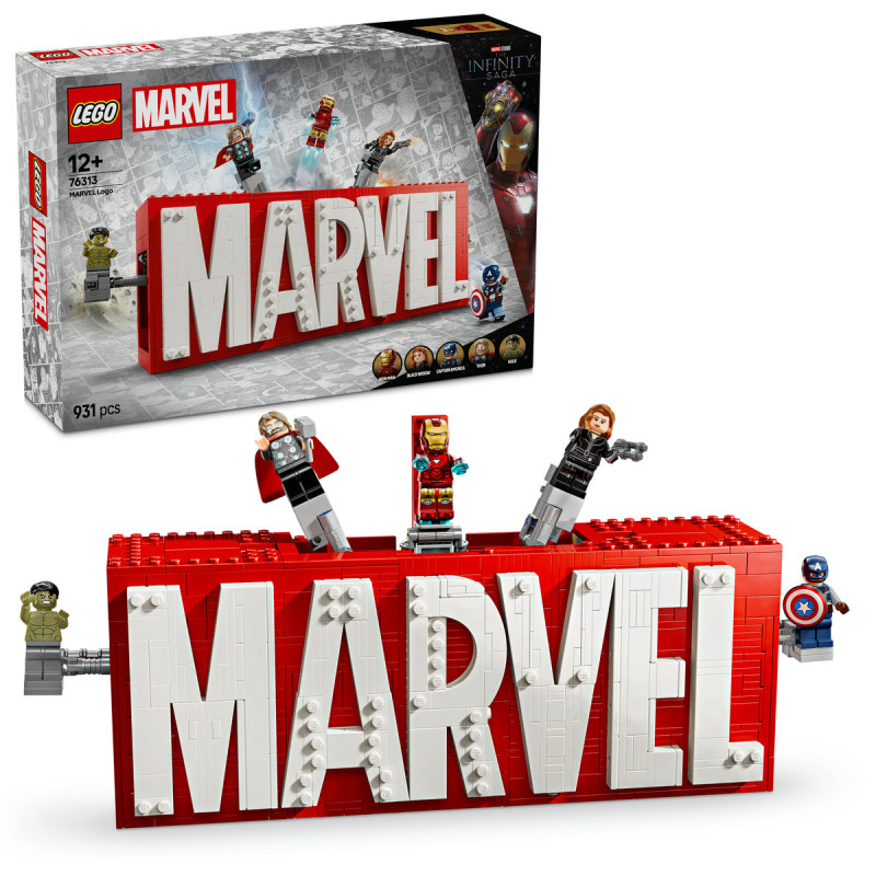Sigla si minifigurine MARVEL 76313 LEGO Marvel Super Heroes