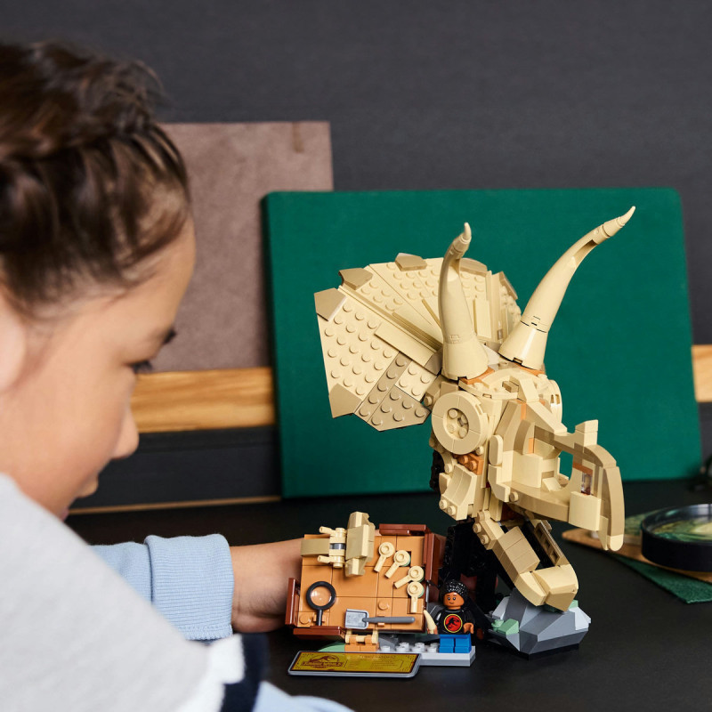 Fosile de dinozaur: craniu de Triceratops 76969 LEGO Jurassic World