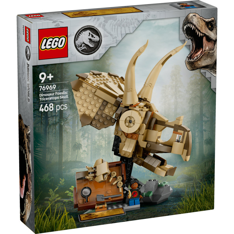 Fosile de dinozaur: craniu de Triceratops 76969 LEGO Jurassic World