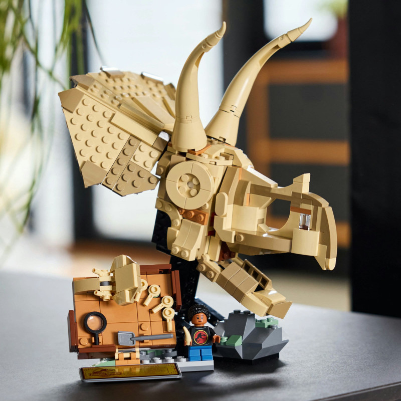 Fosile de dinozaur: craniu de Triceratops 76969 LEGO Jurassic World