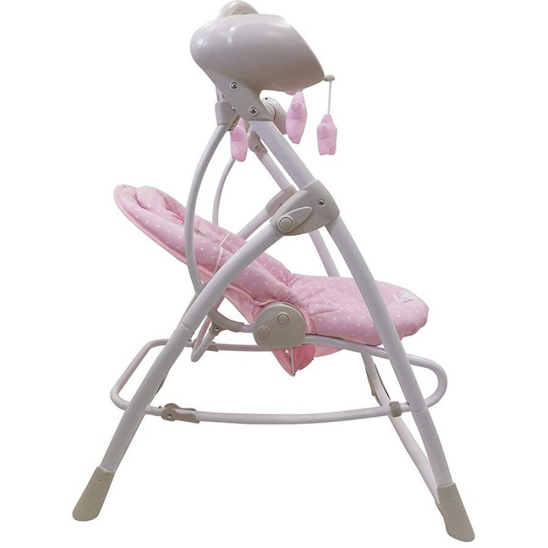 Balansoar electric si leagan culoare roz