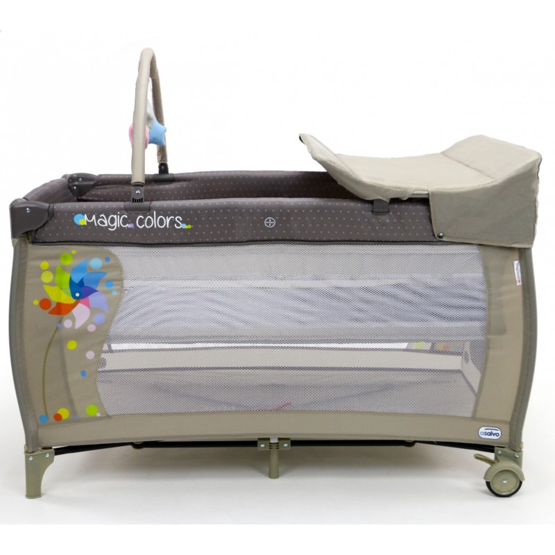 Patut copii 2 nivele Windmill cu masuta pentru schimbat  ASALVO