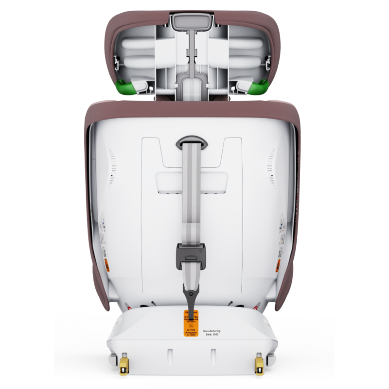 BUF BOOF® Scaun Auto P100 i-Size R129 Rotativ 360° ISOFIX 40–150 cm (0–36 kg) LightPurple