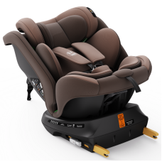 BUF BOOF® Scaun Auto P100 i-Size R129 Rotativ 360° ISOFIX 40–150 cm (0–36 kg) Coffee