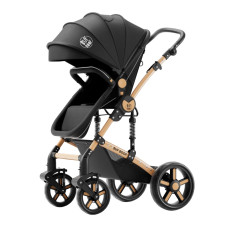 Carucior 2 in 1 reversibil A1 Deluxe BUF BOOF Grey 0 36 luni Carucior 2 in 1 reversibil A1 Deluxe BUF BOOF Grey 0 36 luni