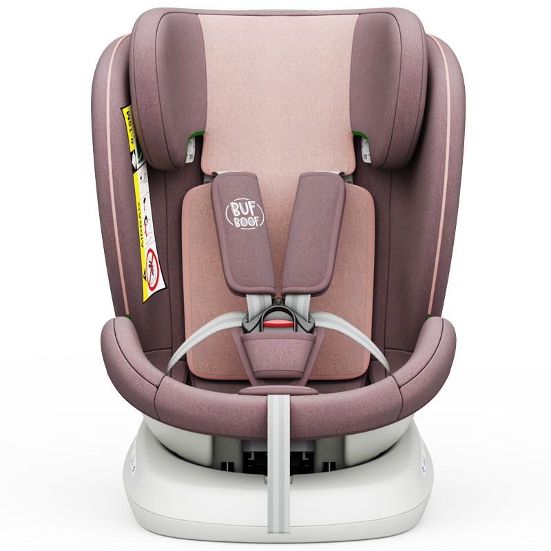 Scaun Auto TWT Plus DELUXE BUF BOOF iSIZE LightPurple cu Isofix rotativ 360 grade 40-150 cm