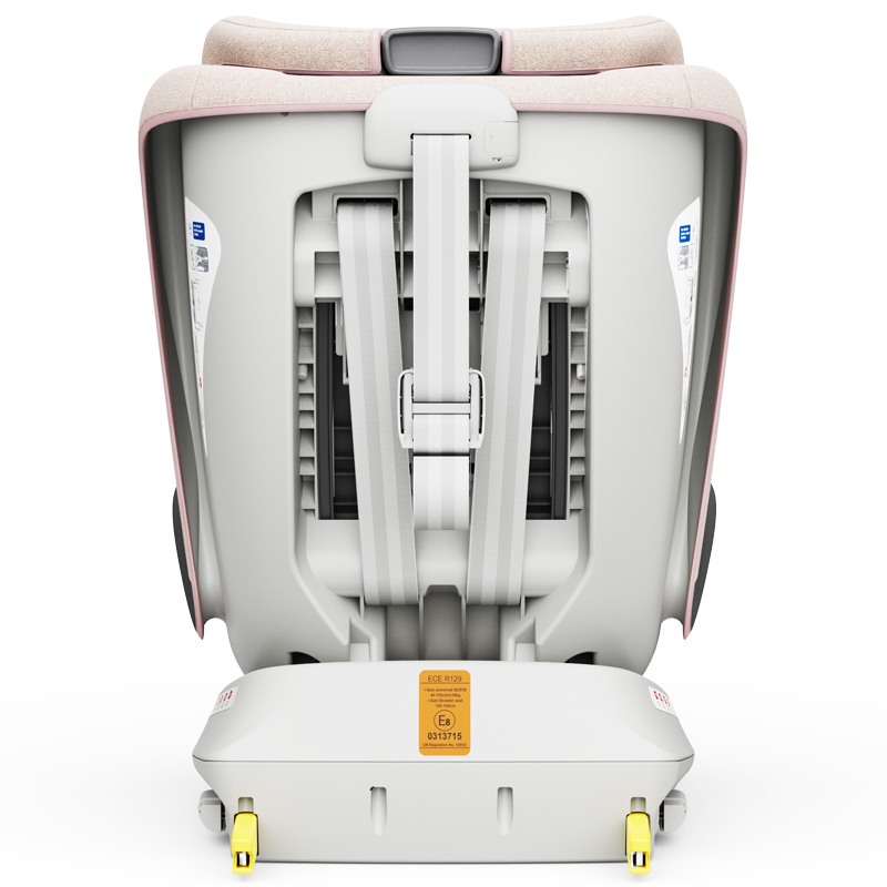 Scaun auto TWT Plus iSize Buf Boof LightPink cu isofix Rotativ 360 grade Pozitie Somn Top Tether 0-36 kg 40-150 cm