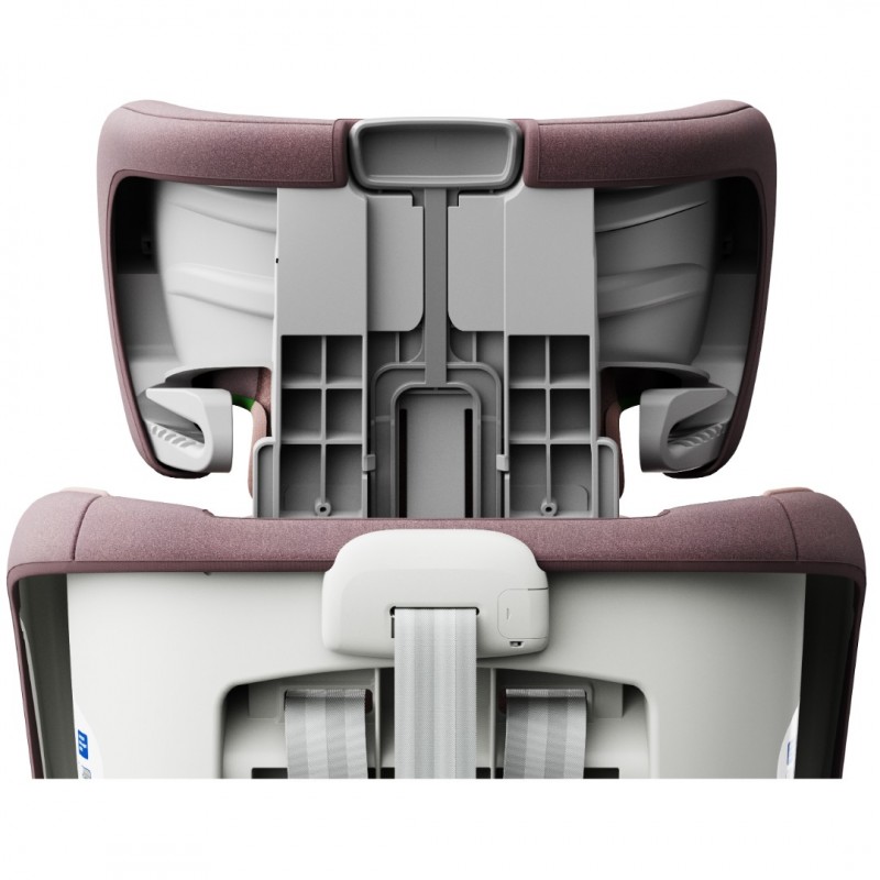 Scaun Auto TWT Plus DELUXE BUF BOOF iSIZE LightPurple cu Isofix rotativ 360 grade 40-150 cm