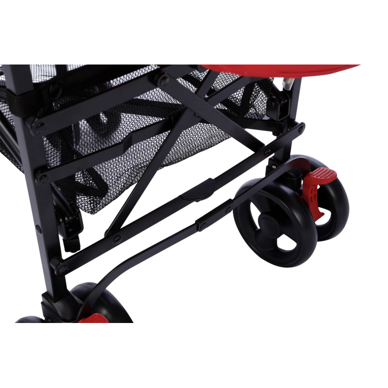 Carucior sport usor S120 BUF BOOF rosu 0- 36 luni spatar reglabil 180 grade inclinare  Carucior sport usor S120 BUF BOOF rosu 0- 36 luni spatar reglabil 180 grade inclinare