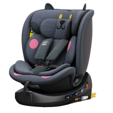 BUF BOOF® B-Joy DELUXE i-Size 40–150 cm Scaun Auto Copii, ISOFIX, Rotativ 360°, Reclinare 155°, Poziție Somn, DarkGreyCAT