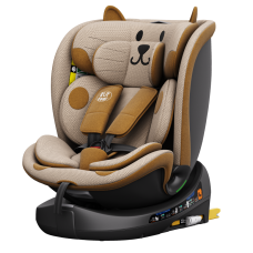 BUF BOOF® B-Joy DELUXE i-Size 40–150 cm Scaun Auto Copii, ISOFIX, Rotativ 360°, Reclinare 155°, Poziție Somn, OrangeCAT