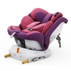BUF BOOF® Scaun Auto P100 i-Size R129 Rotativ 360° ISOFIX 40–150 cm (0–36 kg) UnicornPink