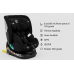 Scaun auto rotativ 360° BUF BOOF® Saphir DELUXE i-Size ISOFIX, poziție somn 165°, R129, 40–150 cm (0–36 kg)