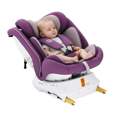 Scaun Auto P100 BUF BOOF iSIZE Purple cu Isofix rotativ 360 grade 40-150 cm