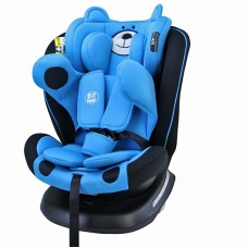 Scaun Auto TWT Plus DELUXE BUF BOOF iSIZE UrsBlue cu Isofix rotativ 360 grade 40-150 cm